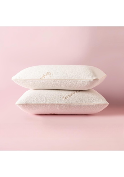 Moln Organic Cotton Visco Yastık Doğal & Cilt Dostu Beyaz