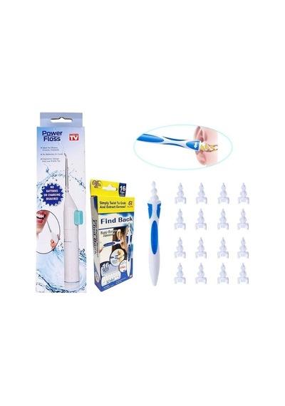 Kulak Temizleme Ve Power Floss Temizleme Seti Mekanik Ağız Bakımı