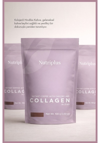 Nutriplus Kolajenli Hindiba Kahve 100 Gr Hindiba Kahve Ve Kolajen Karışımı Diğer