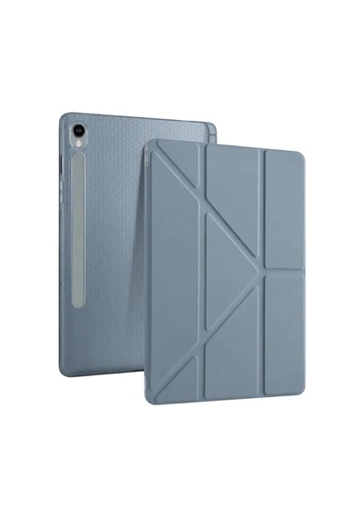 Samsung Galaxy Tab S10 Fe Plus 13.1 Kalemlikli Mars Tablet Kılıfı - Koyu Gri Diğer