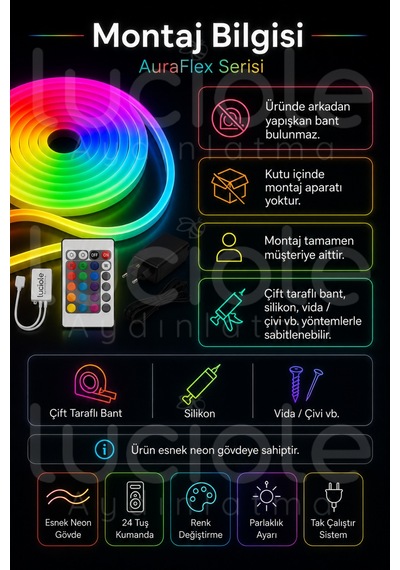 Onerous 4 M Rgb Neon Led Şerit