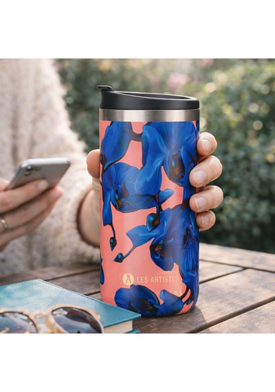 Les Artistes Paris Isı Yalıtımlı Çelik Termos Mug 500ml Blue Pearl Çok Renkli