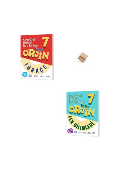 Orjin 7. Sınıf Maarif Türkçe Ve Fen Bilimleri Konu Özetli Etkinlikli Soru Bankası + Telefon Standı