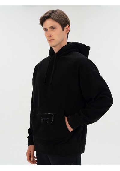 Everlast Winter Essentials Siyah Erkek Kapüşonlu Polar Hoodie Siyah