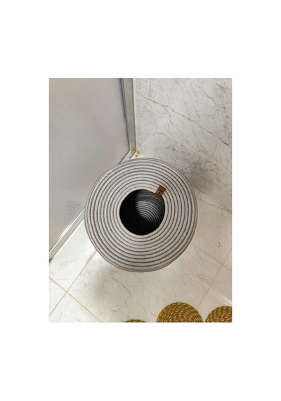 Jüt, Hasır, Çöp Kovası, Mutfak Çöp Kovası, Banyo Çöp Kovası, Doğal, Natürel, Jüt Kova, Modern Kova Gri Gri