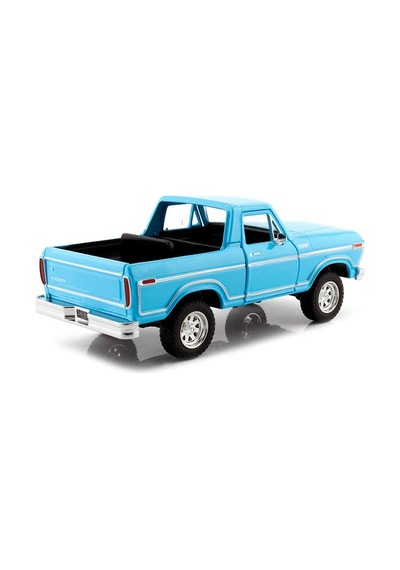 1978 Ford Bronco Hard Top 1:24 Ölçek Die-cast Metal Model Araba - Mavi/beyaz - Motor Max Çok Renkli