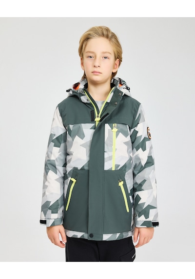 Skechers B Outerwear Padded Jacket Büyük Erkek Çocuk Gri Mont Sk242025-040 Gri
