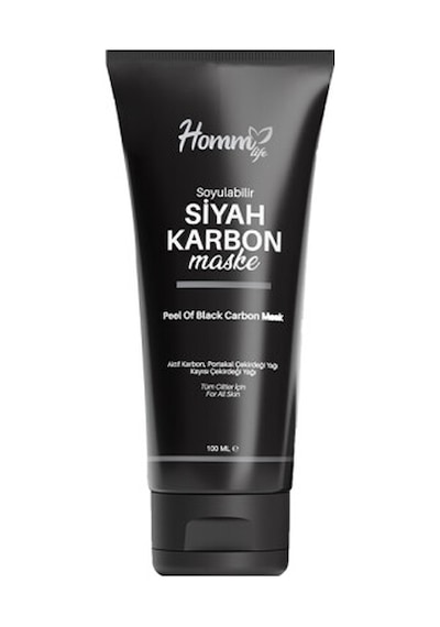 Homm Life Siyah Karbon Yüz Maskesi 100 ML
