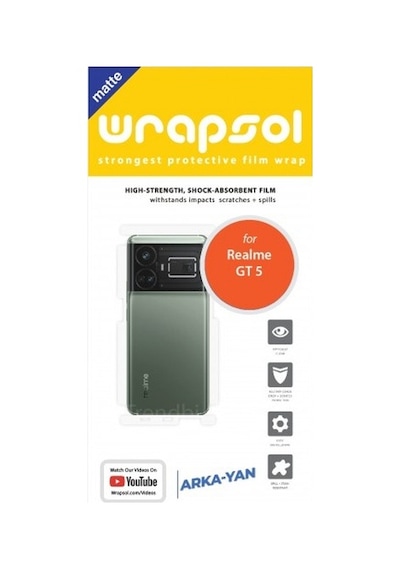 Realme Gt5 Mat Arka Ve Yan Koruyucu Poliüretan Film