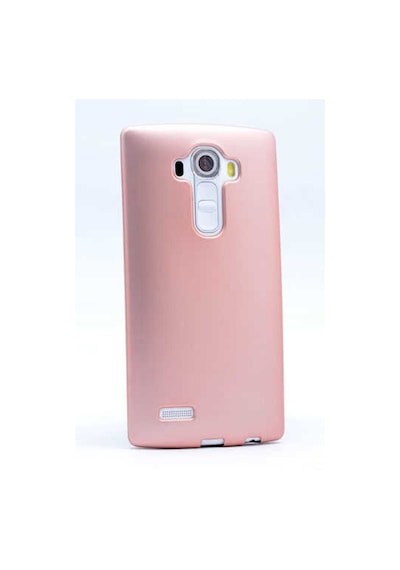 LG Uyumlu G4 Kılıf Zore Premier Silikon Kapak Rose Gold