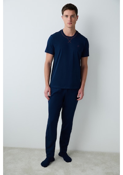 Penti Erkek Navy Star Pijama Takımı