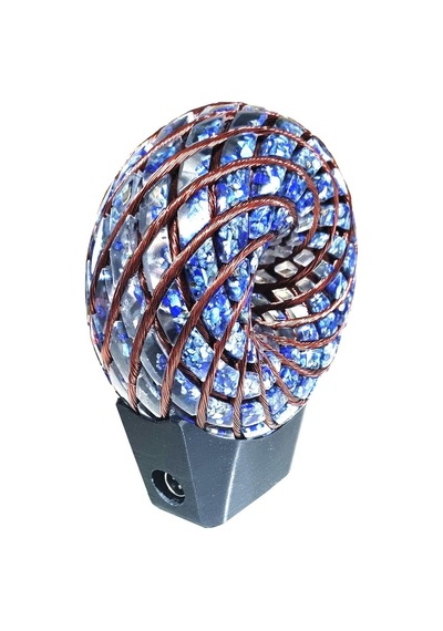 Z Torus Energy Torus Enerji Bobini Lapis Rodin Coil 15 Cm Pemf Mavi