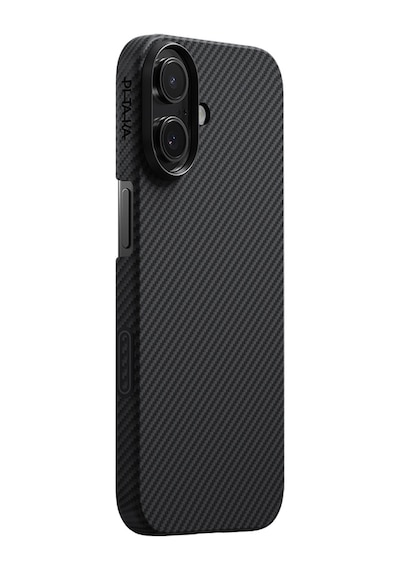 Apple Uyumlu iPhone 17 Kılıf M-safe Şarjlı 1500d Aramid Fiber Ultra-slim Classic Seri Kapak Siyah - Gri Siyah - Gri