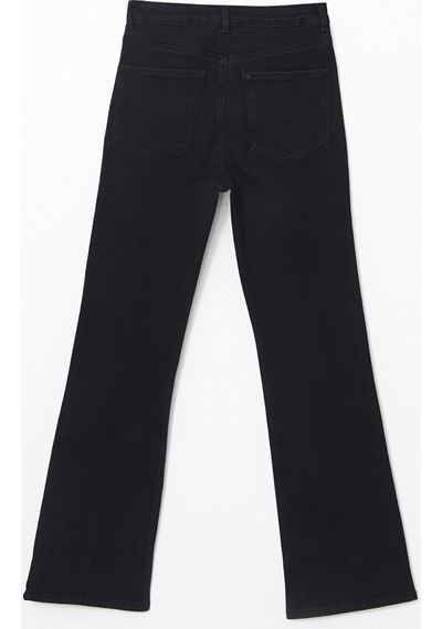 Lcw Jeans Siyah Mars Flare Kadın Jean Pantolon