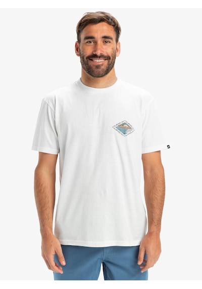 Quiksilver Evo Future Islands Ss Erkek T-shirt-29748 Beyaz