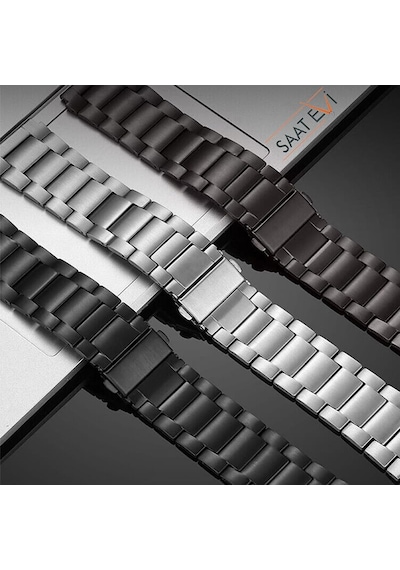Uyumlu Bakla Model 22mm Çelik Kordon Gt5 Gt5 Pro Gt4 Gt3 Gt3 Pro Gt2 Gt2 Pro 46mm Için Katlanır Toka Mekanizmalı Pas Ahşap