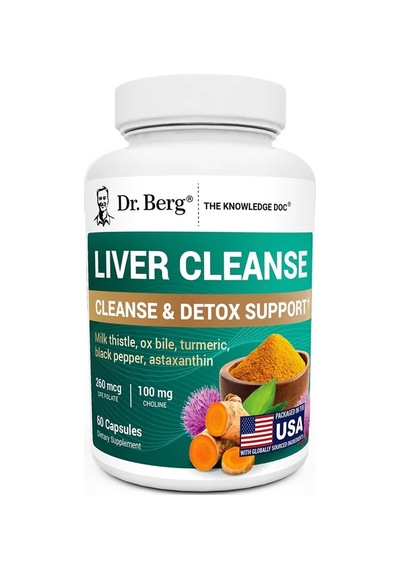 Cleanse & Detox Support 60 Kapsül Takviye Edici Gıda Dr.berg