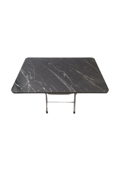 Sadeceonda Mermer Desenli Siyah Katlanır Balkon Masası - 90x60 Cm Sadeceonda Mermer Desenli Siyah Katlanır Balkon Masası - 90x60 Cm