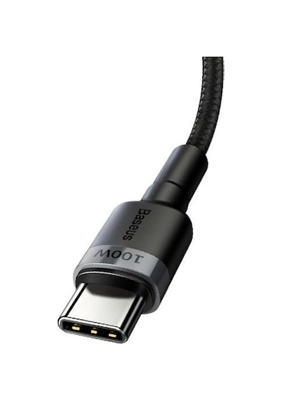 Baseus Cafule 100W TypeC TypeC Şarj Data Kablo 5A 2 M Siyah Gri CA