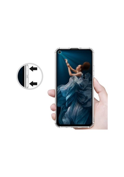Huawei Nova 5T Kılıf Zore Nitro Anti Shock Silikon Kılıf