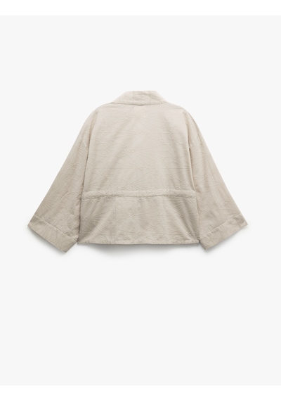 Koton Pamuklu Cepli Beli Bağlamalı Uzun Kollu Fistolu Brodeli Kruvaze Kimono Bej 5sak60116pw Ekru Koton Pamuklu Cepli Beli Bağlamalı Uzun Kollu Fistolu Brodeli Kruvaze Kimono Bej 5sak60116pw Ekru