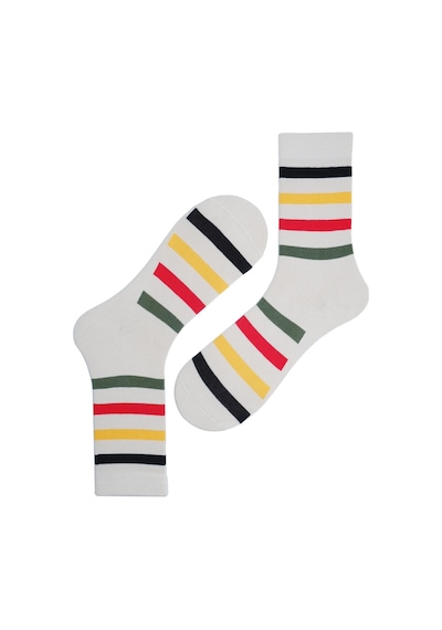 The Socks Company Desenli Kadın Soket Çorap 268k Çok Renkli