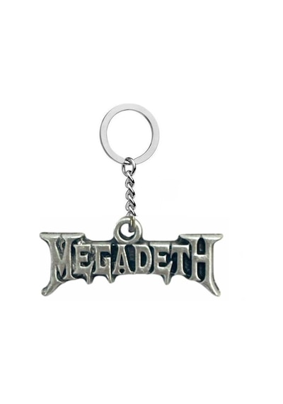 Megadeth Anahtarlık Metal Rock Müzik Grubu Logolu Unisex Aksesuar