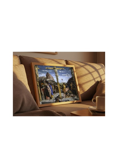 Rönesans Mantegna Çarmıha Geriliş Çerçevesiz Poster 21x30 Cm A4 Tablo Rönesans Klasik Sanat