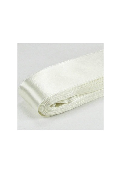 Krem Renk Saten Kurdela 4 Cm. X 10 Metre Krem