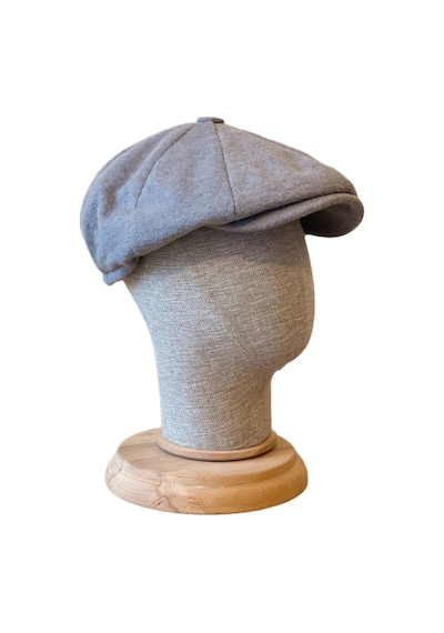 Standart Kışlık Yün Ingiliz Kasket Dökümlü Peaky Blinders Kasket Balıksırtı Kasket Arkası Lastikli Düz Gri