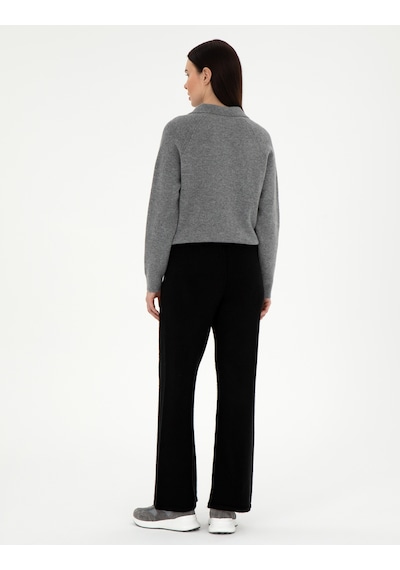 Pierre Cardin Kadın Siyah Pantolon Triko 50290571-vr046 Siyah