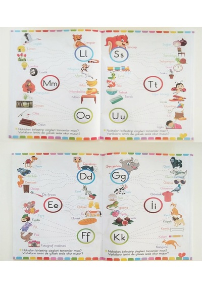 4 - 7 Yaş Matematik Kodlama ve Çizgi Çalışmaları Seti 15 Kitap