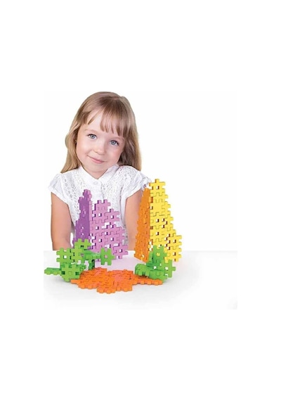 Fun Fun Puzzle 128 Parça Eğitici Yapı Blokları Zeka Geliştirici Tak Çıkar Oyuncak 3+ Yaş