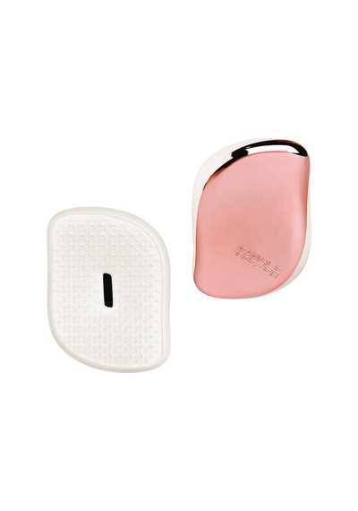 Tangle Teezer Compact Styler Rose Gold Ivory Kapaklı Saç Fırçası - Seyahat Ve Çanta Boy Tarak