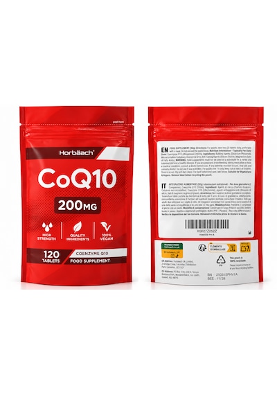 Horbaach Coq10 Koenzim Q10 200 Mg 120 Tablet