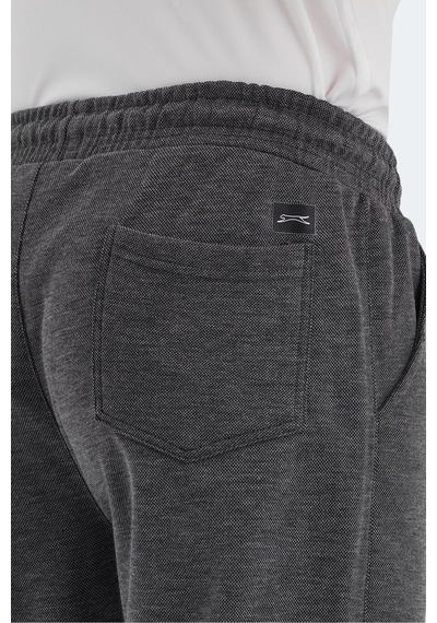 Slazenger Nadica Erkek Cepli Koyu Gri Eşofman Altı Koyu Gri Füme