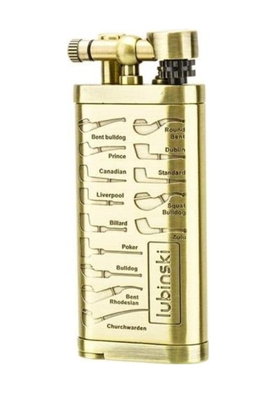 Lubinski Yeni Stil Metal Gold İşleme Pipo Çakmağı Lb-116