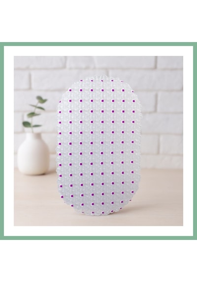 Bşkvirgo Oval Eko Pvc Kaydırmaz Banyo Paspası Bsk2026 Çok Renkli