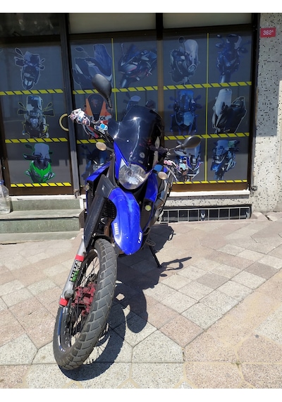 Yamaha Xt660R Xt 660R Uzun Ön Cam Koyu Füme Zeus 42cm 4mm