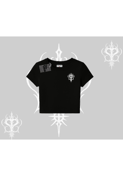 Tarzsokak Always Chillin Kedi Arka Baskılı Babby Tee Tshirt Siyah