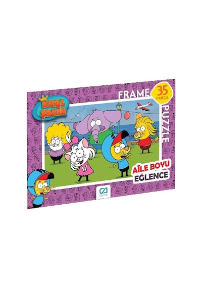 Yapboz- Ca.5049-50 Kral Şakir Frame Puzzle 35-1-2