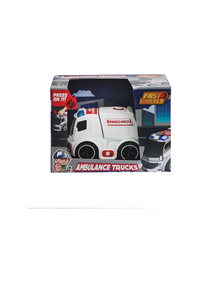 Er-247 Fast Wheels Ambulans Kamyonu -erdem Oyuncak