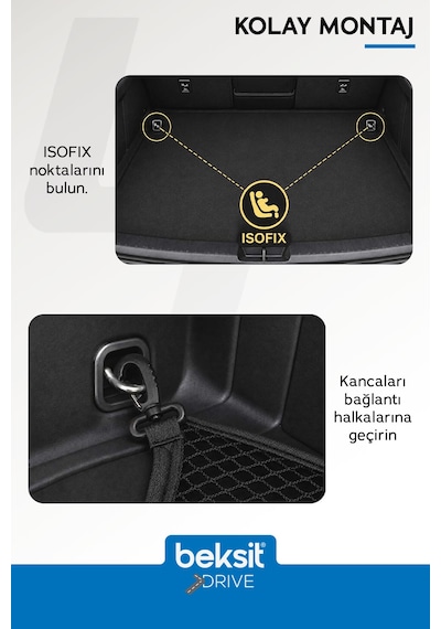 Drıve Bagaj Sabitleme Filesi Toyota C-hr Uyumlu 60x80cm