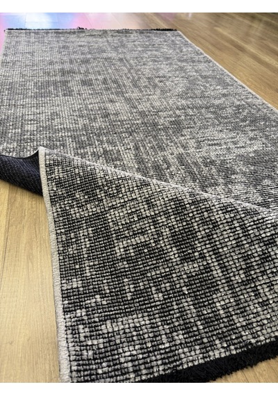 Hoom Rugs Vintage Vtg 119 Gri Dekoratif Yıkanabilir Kilim Gri