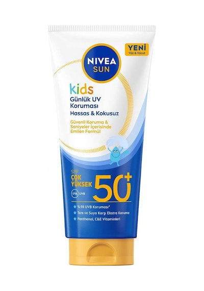 Nivea Sun Uv Çocuk Güneş Koruyucu Krem Spf50 100 Ml