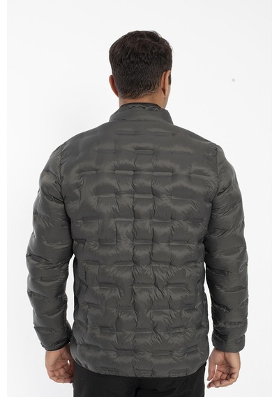 Crozwise Erkek Dolumlu Kışlık Spor Outdoor Mont Haki