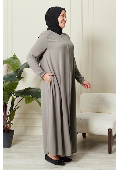 Kadın Büyük Beden Mevlana Ferace 001