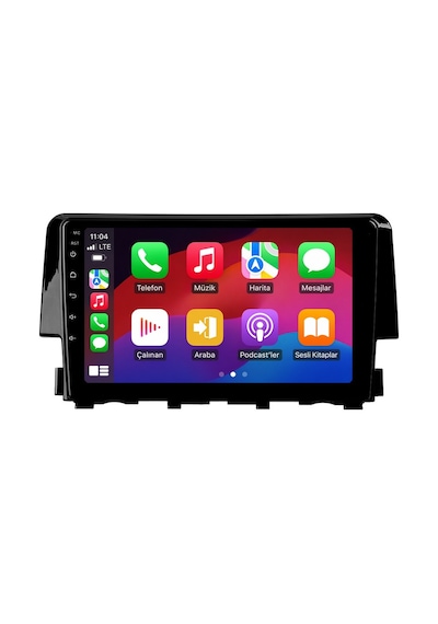 Honda Civic 2016-2021 Android Multimedya Carplay Android Auto Navigasyon Kameralı 6gb Ram 64gb 9"