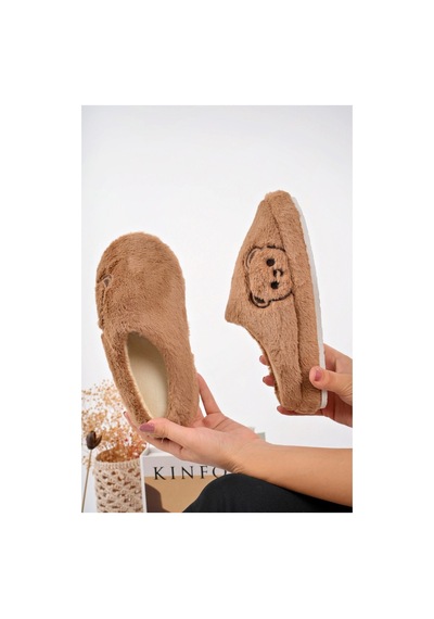 Modafocus Kahverengi Tatlı Ayıcık Peluş Ev Terliği Sessiz Taban Kışlık Panduf Kahverengi Kahverengi Modafocus Kahverengi Tatlı Ayıcık Peluş Ev Terliği Sessiz Taban Kışlık Panduf Kahverengi Kahverengi