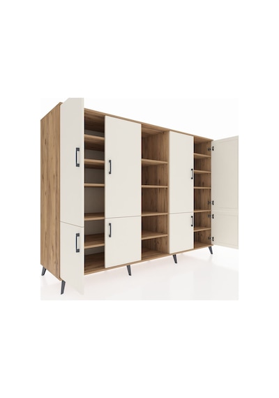 Kronos Dolap 14 Raflı 8 Kapaklı 220x59x163 Çam-aytaşı/çam Çam-aytaşı/çam Kronos Dolap 14 Raflı 8 Kapaklı 220x59x163 Çam-aytaşı/çam Çam-aytaşı/çam